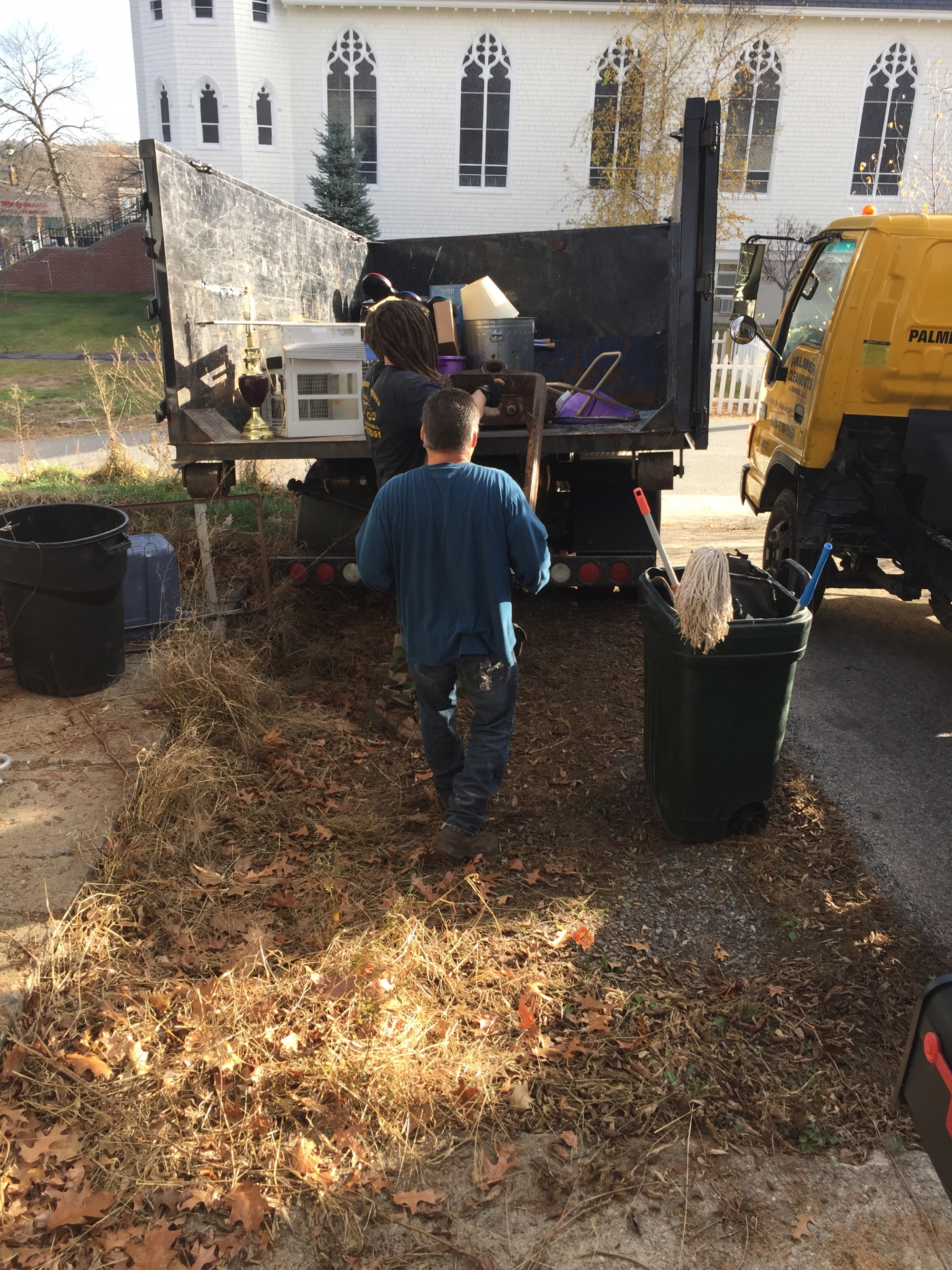 Palmer Cleanouts- Loading Truck